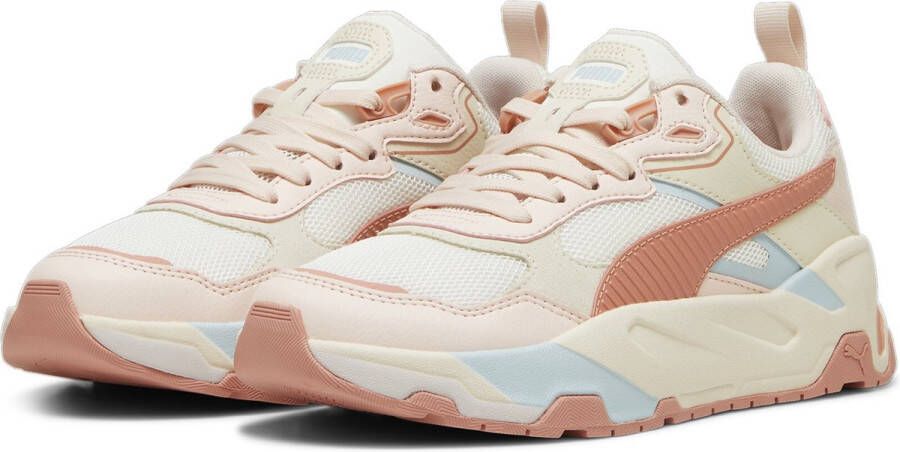 PUMA Trinity Heren Sneakers Warm White-Deeva Peach-Island Pink-Frosted Dew