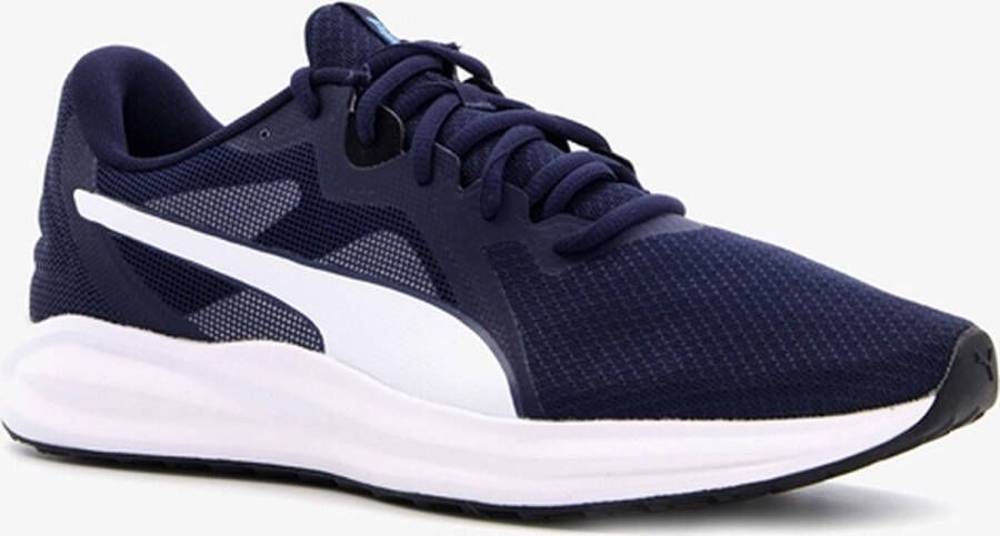 PUMA Twitch Runner heren hardloopschoenen Blauw Uitneembare zool