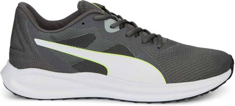 PUMA Twitch Runner Sneakers Castlerock Lime Squeeze Heren