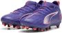 Puma Ultra 5 Match Jr. voetbalschoenen kobaltblauw wit koraalrood Imitatieleer 32 - Thumbnail 2