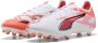 PUMA ULTRA 5 MATCH FG AG Unisex Sportschoenen White- Black-Glowing Red - Thumbnail 2