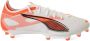 PUMA ULTRA 5 MATCH FG AG Unisex Sportschoenen White- Black-Glowing Red - Thumbnail 1