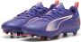 Puma Ultra 5 Play Jr. voetbalschoenen kobaltblauw wit koraalrood Imitatieleer 36 - Thumbnail 9