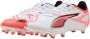 Puma ULTRA 5 PLAY FG AG Senior voetbalschoenen wit zwart rood - Thumbnail 2