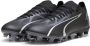 Puma Ultra Match FG AG Sr. voetbalschoenen zwart wit grijs - Thumbnail 2