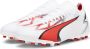 Puma ultra match voetbalschoenen wit rood - Thumbnail 1