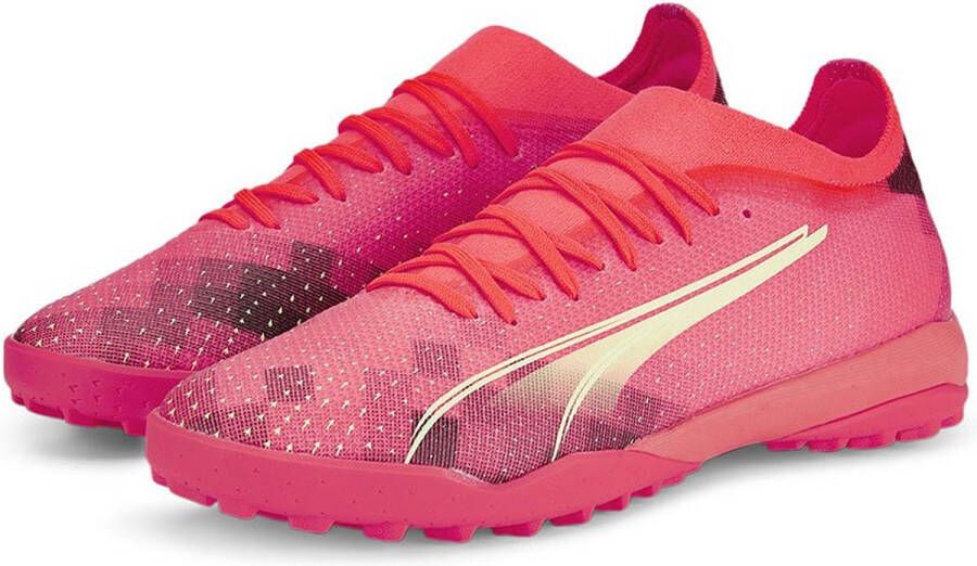 PUMA Ultra Match TT Schoenen Fiery Coral Fizzy Light Black Heren