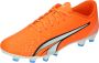 PUMA Ultra Play Gras Kunstgras Voetbalschoenen (MG) Oranje Wit Blauw - Thumbnail 17