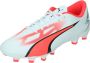 PUMA ULTRA PLAY FG AG Heren Sportschoenen Wit Zwart Roze - Thumbnail 5