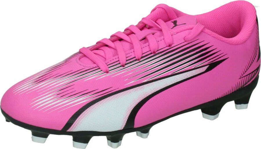 Puma Ultra Play FG AG Jr. voetbalschoenen roze wit zwart Imitatieleer 29 - Foto 5