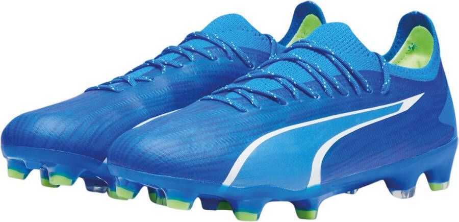 PUMA Ultra Ultimate Gras Kunstgras Voetbalschoenen (MG) Blauw Wit Felgroen