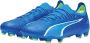 PUMA Ultra Ultimate Gras Kunstgras Voetbalschoenen (MG) Blauw Wit Felgroen - Thumbnail 4