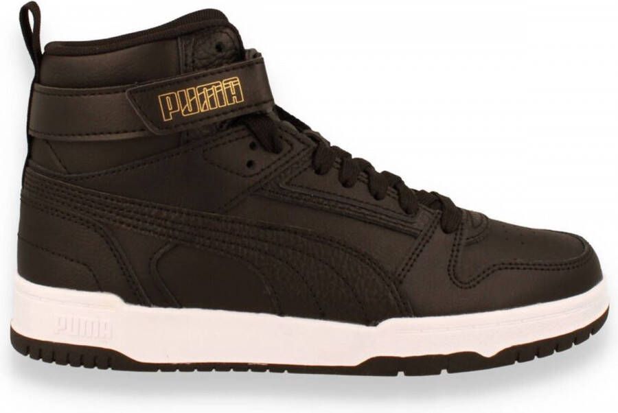 Puma RBD Game sneakers zwart wit Gerecycled polyester Logo 35.5