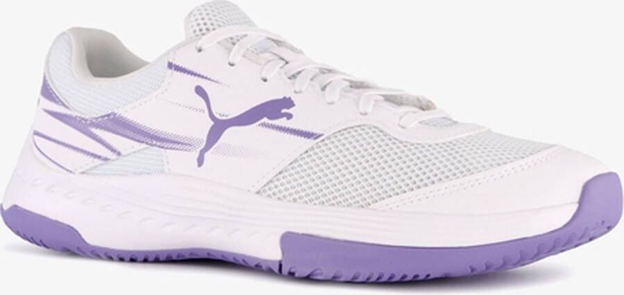 PUMA Varion II dames indoorschoenen wit paars