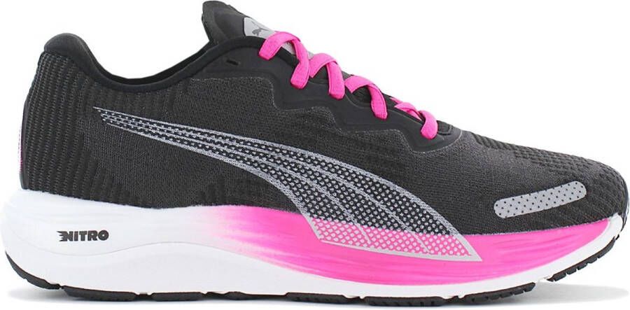 PUMA Velocity NITRO 2 Fade (W) Dames Hardloopschoenen Sneakers Zwart