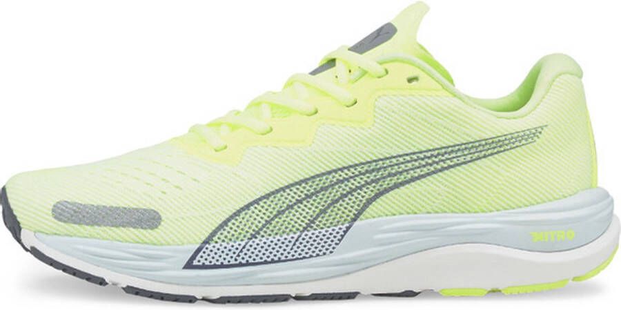 PUMA Velocity Nitro 2 Heren Sportschoenen Hardlopen Weg geel groen