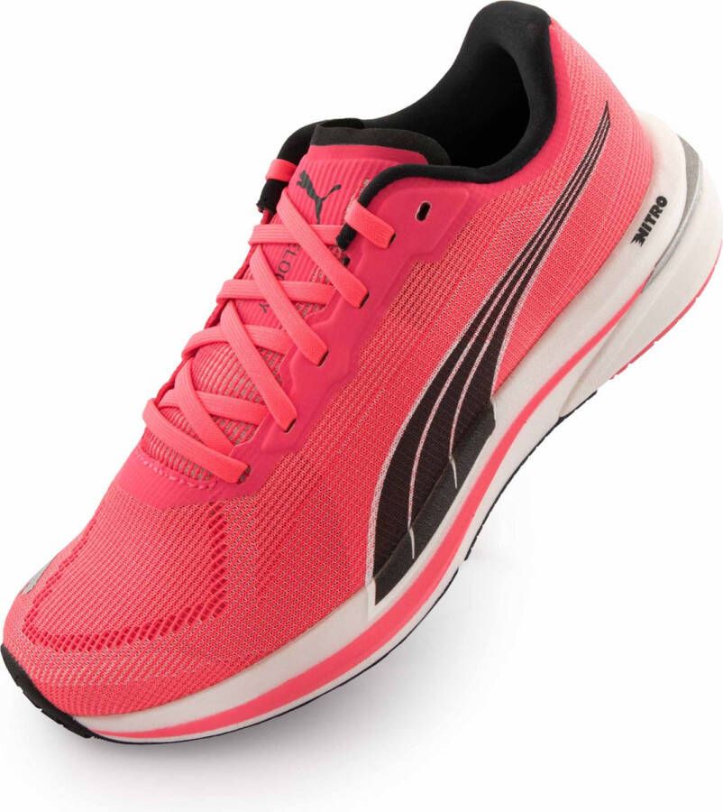 PUMA Velocity Nitro Dames Sportschoenen Hardlopen Weg wit zwart