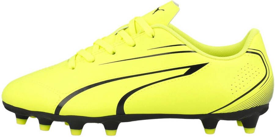 Puma Vitoria FG AG Jr. voetbalschoenen geel zwart Groen Jongens Meisjes Imitatieleer 37