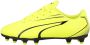 Puma Vitoria FG AG Jr. voetbalschoenen geel zwart Groen Jongens Meisjes Imitatieleer 32 - Thumbnail 1