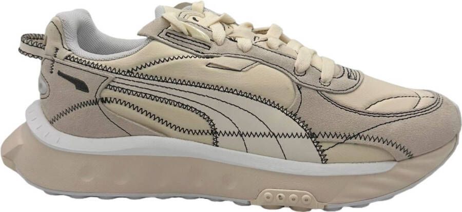 PUMA Wild rider Embroidered Sneakers Mannen Beige