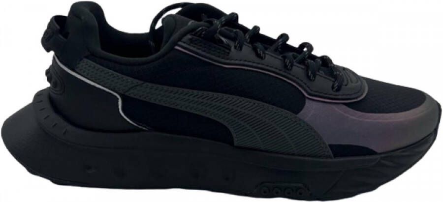 PUMA Wild Rider Grip LS JR Black Dark Shadow