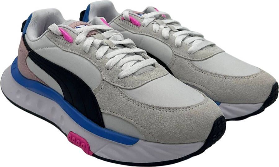 PUMA Wild Rider Rollin' Wit Roze Blauw Zwart- Sneakers Dames