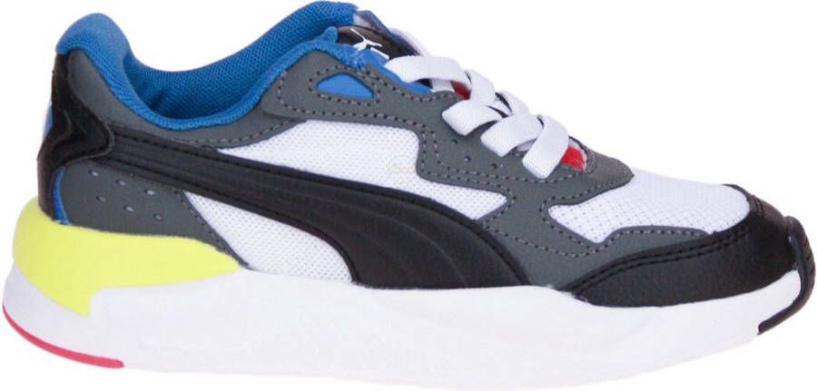 Puma x-ray speed ac sneakers blauw geel kinderen