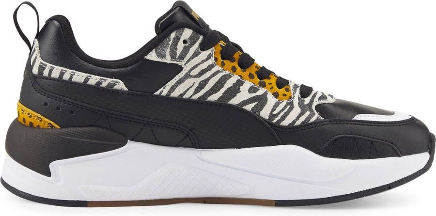 PUMA X-Ray Safari Dames Sneakers Black Saffron Mineral Yellow White