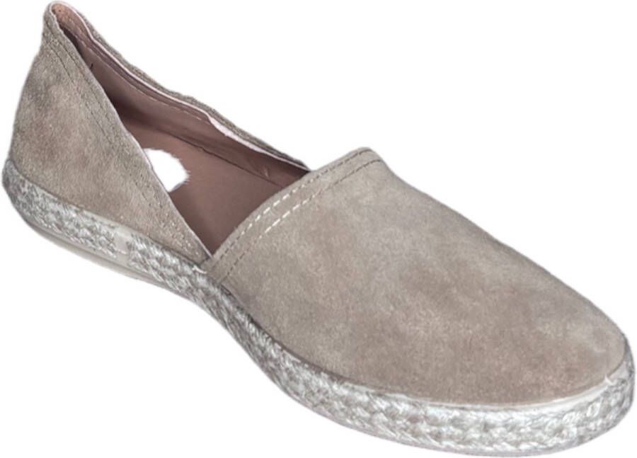 Q Fit Cindy Beige suede moccasin Kleur Beige)