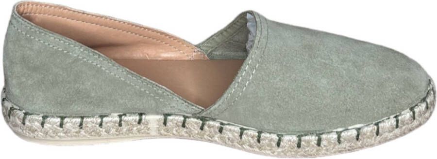 Q Fit Cindy olive green moccassin Kleur Groen)