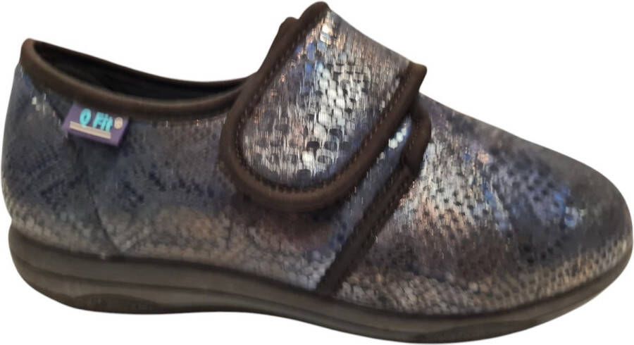 Q-Fit Shoes Q Fit Shoes Geneve Verbandschoenen Blue Silver