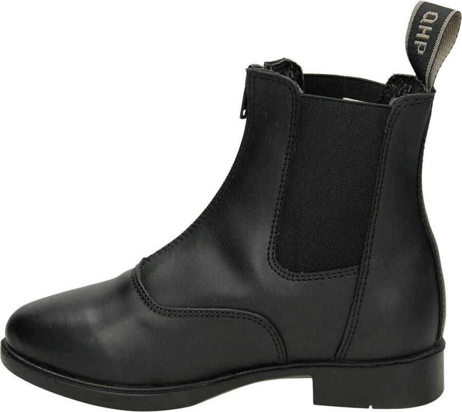 QHP Jodhpur illa Junior Black 31 Zwart Stalschoenen