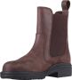 QHP Stalschoen Fresno Steel Toe brown - Thumbnail 1