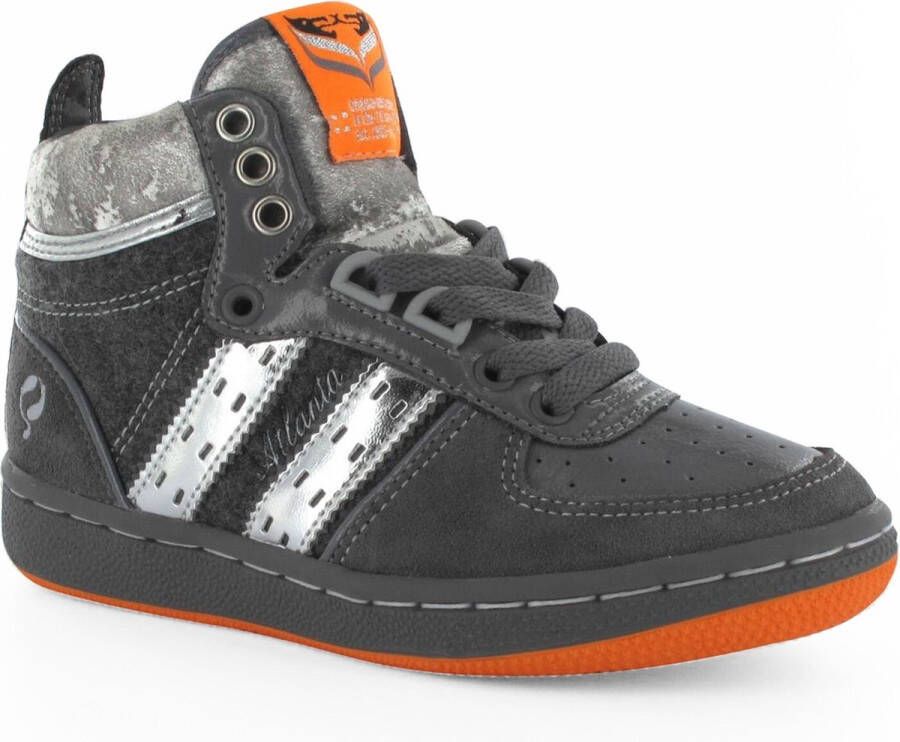 Quick Atlanta Junior Lace Meisjesschoenen 30 GreySeal Silver Orange - Foto 1