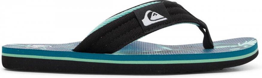 Quiksilver Molokai Layback Youth Jongens Slippers Black Blue Green