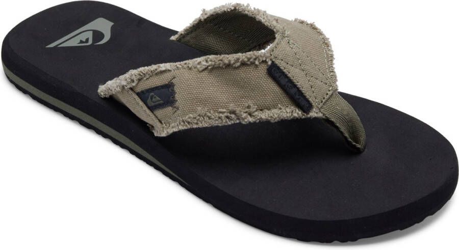 Quiksilver Monkey Abyss Heren Slippers Black Black Brown