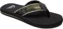 Quiksilver Monkey Abyss Heren Slippers Green Brown Black - Thumbnail 1