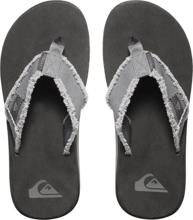 Quiksilver Monkey Abyss Heren Slippers Grey Black Brown