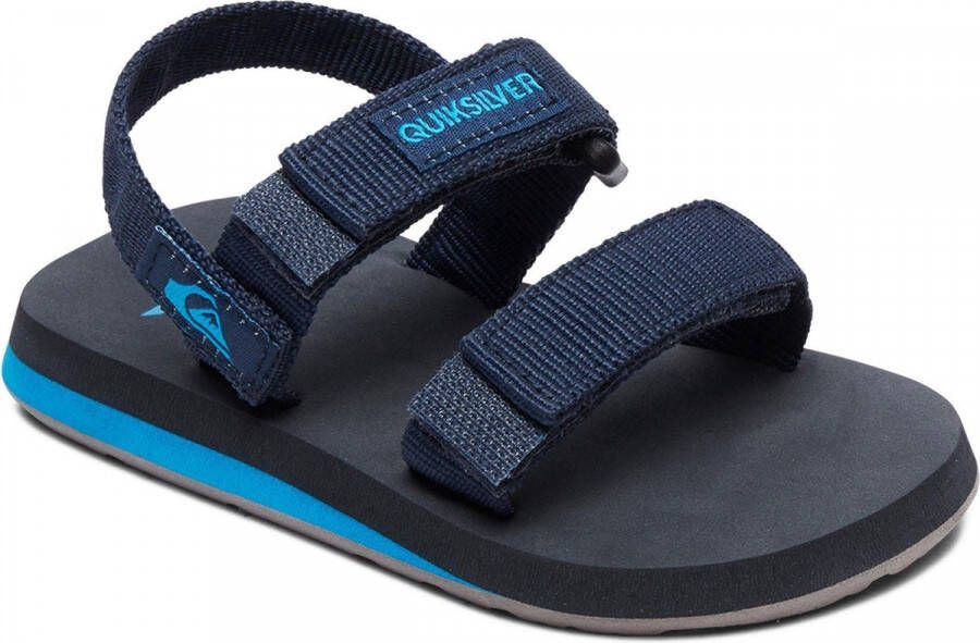 Quiksilver Monkey Caged Slippers Blue Grey Blue (20)