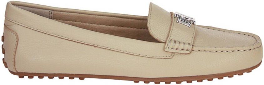 Ralph Lauren Barnsbury Beige Moccasin