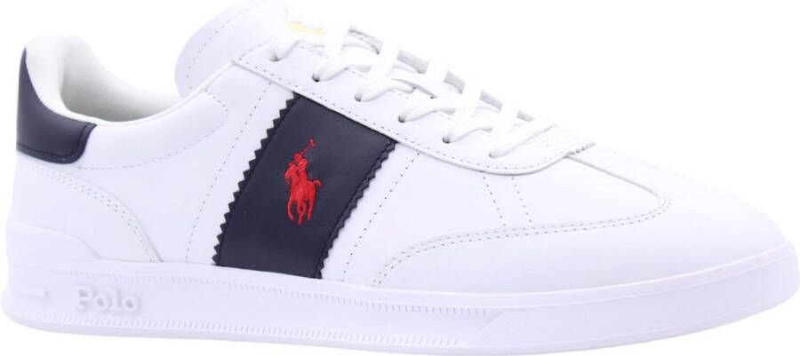 Polo Ralph Lauren Witte blauwe en rode sneakers White Heren