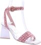 Ras Elegante High Heel Sandalen Pink Dames - Thumbnail 1