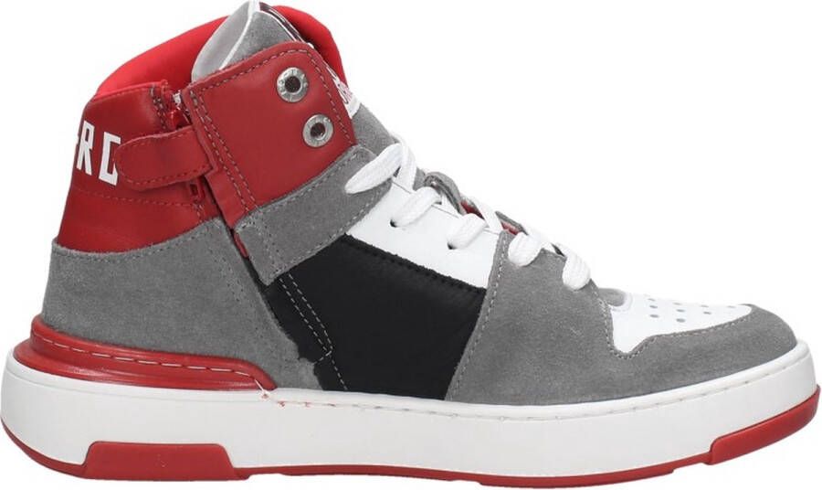 Red-rag Red Rag 13611 423 Red Suede Sneakers hoge sneakers