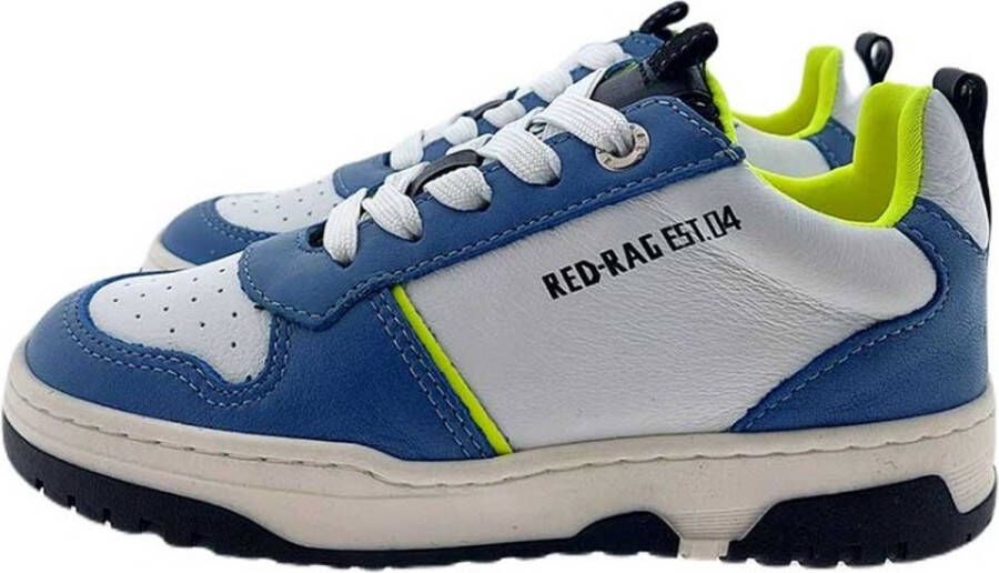 Red-Rag 13841 veter sneaker blauw combi