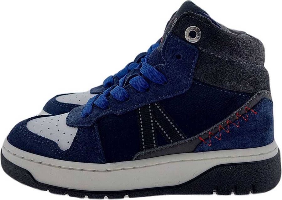 Red-Rag 13859 sneaker boots blauw combi