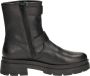 Red Rag Zwarte Leren Gesp Boots Black Dames - Thumbnail 2