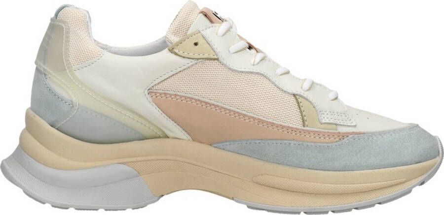 Red-Rag 76638 Sneakers Leren Sneaker Dames Beige