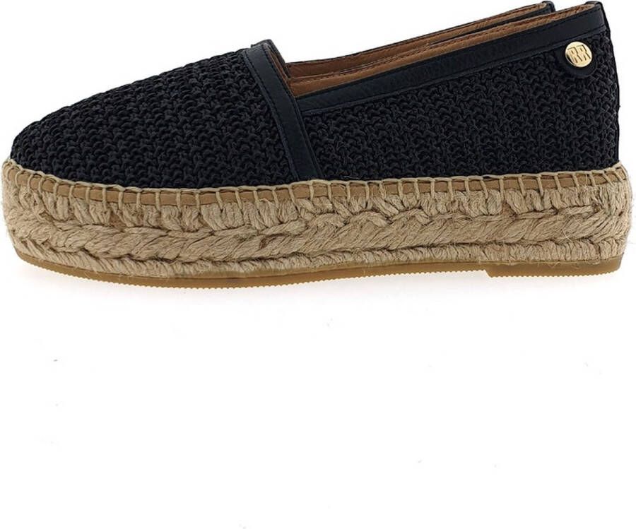 Red-Rag 78182 espadrilles zwart