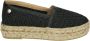 RED-RAG Espadrilles Dames 78182 Maat: 37 Materiaal: Papierstro Kleur: Zwart - Thumbnail 2