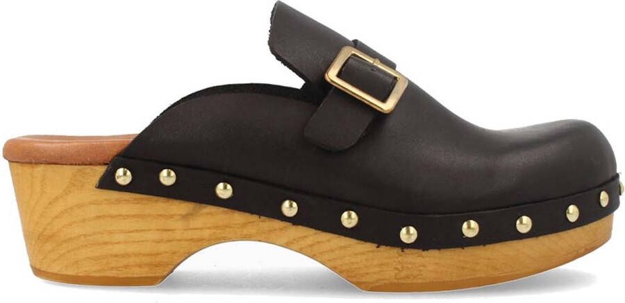 Red-Rag 79566 Clogs Dames Zwart